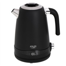 Adler , Kettle , AD 1295b , Electric , 2200 W , 1.7 L , Stainless steel , 360° rotational base , Black