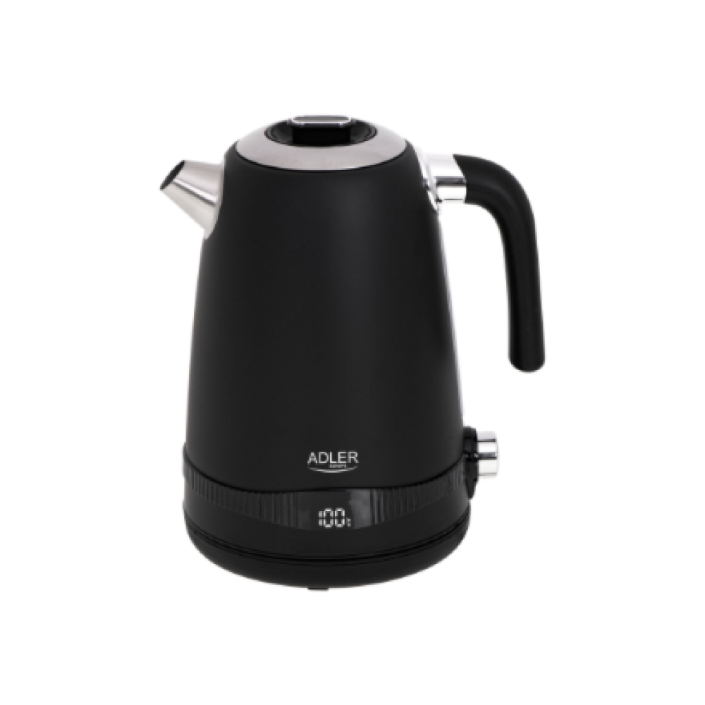 Adler , Kettle , AD 1295b , Electric , 2200 W , 1.7 L , Stainless steel , 360° rotational base , Black