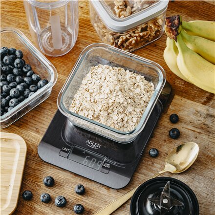 Adler Kitchen Scale , AD 3183b , Graduation 1 g , Black