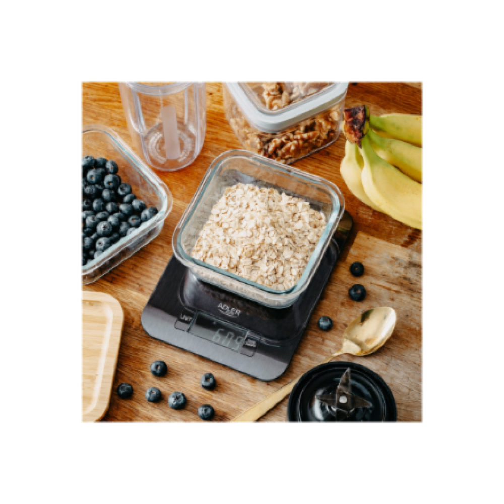 Adler Kitchen Scale , AD 3183b , Graduation 1 g , Black