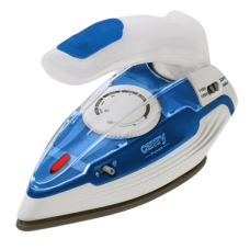 Camry CR 5040 , Steam travel iron , 1600 W , Water tank capacity 80 ml , Continuous steam 10 g/min , Steam boost performance 50 g/min , Blue/White