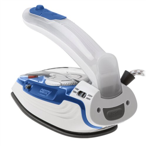 Camry CR 5040 , Steam travel iron , 1600 W , Water tank capacity 80 ml , Continuous steam 10 g/min , Steam boost performance 50 g/min , Blue/White