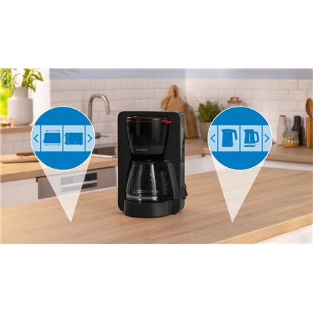 Bosch Coffee Maker , TKA2M113 My Moment , Drip , 1200 W , Black