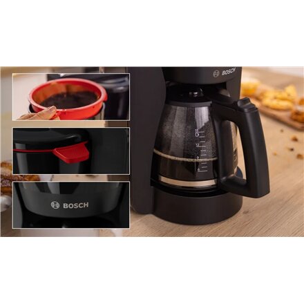 Bosch Coffee Maker , TKA2M113 My Moment , Drip , 1200 W , Black
