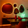 Twinkly Dots Smart LED 200 RGB, 10m, Black wire,Multicolor