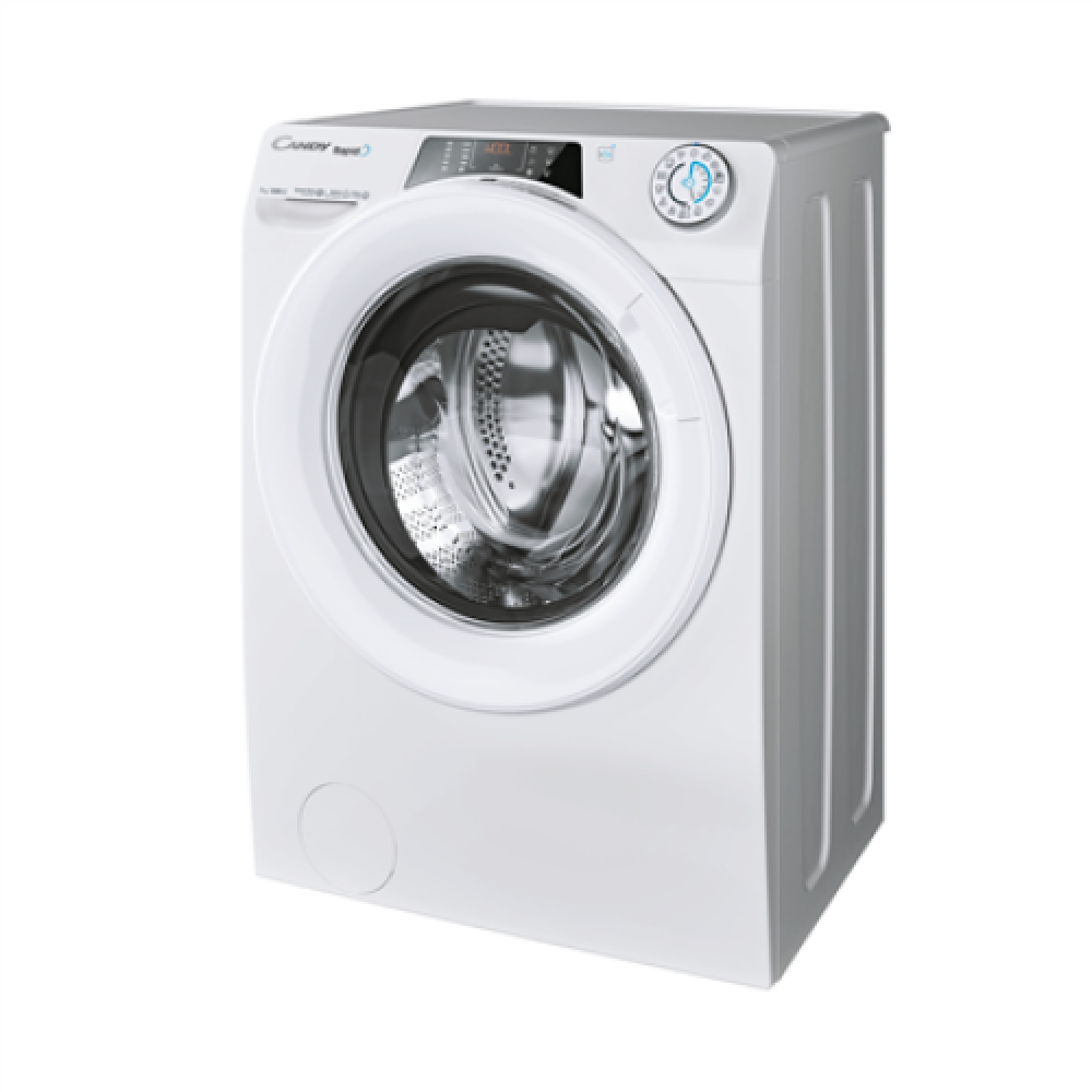 Candy , Washing Machine , RO4 1274DWMT/1-S , Energy efficiency class A , Front loading , Washing capacity 7 kg , 1200 RPM , Depth 45 cm , Width 60 cm , Display , TFT , Steam function , Wi-Fi , White