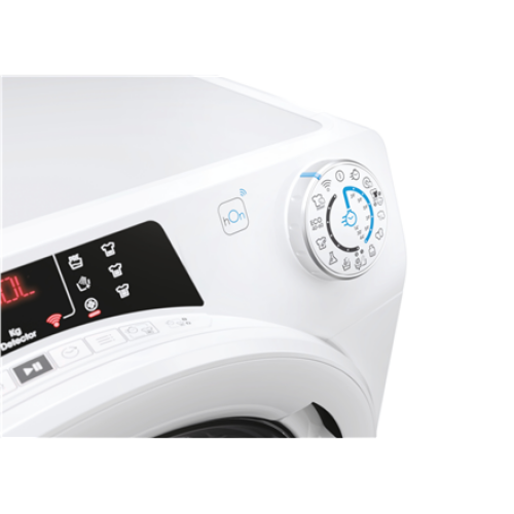 Candy , Washing Machine , RO4 1274DWMT/1-S , Energy efficiency class A , Front loading , Washing capacity 7 kg , 1200 RPM , Depth 45 cm , Width 60 cm , Display , TFT , Steam function , Wi-Fi , White