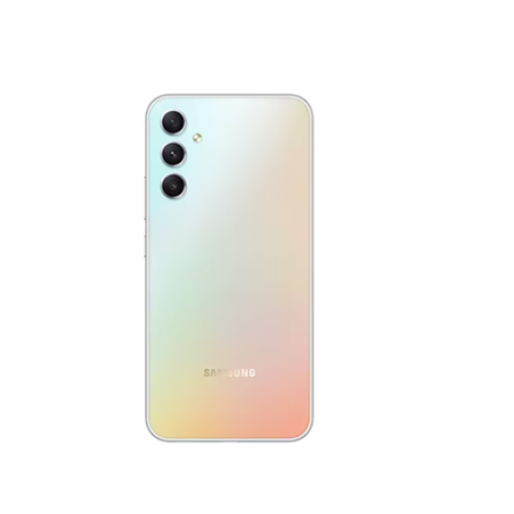 Samsung , Galaxy , A34 A346 , Silver , 6.6 , Super AMOLED , 1080 x 2340 pixels , Internal RAM 6 GB , 128 GB , Dual SIM , Nano-SIM , 4G , 5G , Main camera 48+8+5 MP , Secondary camera 13 MP , Android , 13