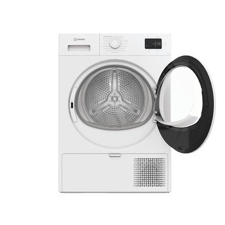 INDESIT Dryer Machine , C YSD 83D WW EE , Energy efficiency class D , Front loading , 8 kg , Heat pump , LED , Depth 54.5 cm , White
