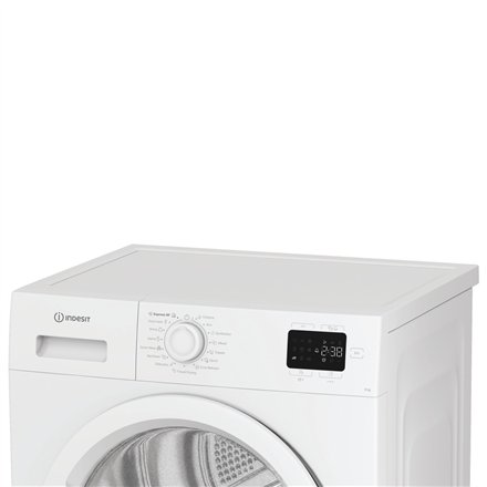 INDESIT Dryer Machine , C YSD 83D WW EE , Energy efficiency class D , Front loading , 8 kg , Heat pump , LED , Depth 54.5 cm , White