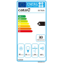 CATA RITMA 45 X /A , Hood , Canopy , Energy efficiency class A , Width 44.5 cm , Mechanical , 480 m³/h , LED , Stainless steel