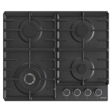 Gorenje , Hob , GW642AB , Gas , Number of burners/cooking zones 4 , Rotary knobs , Black