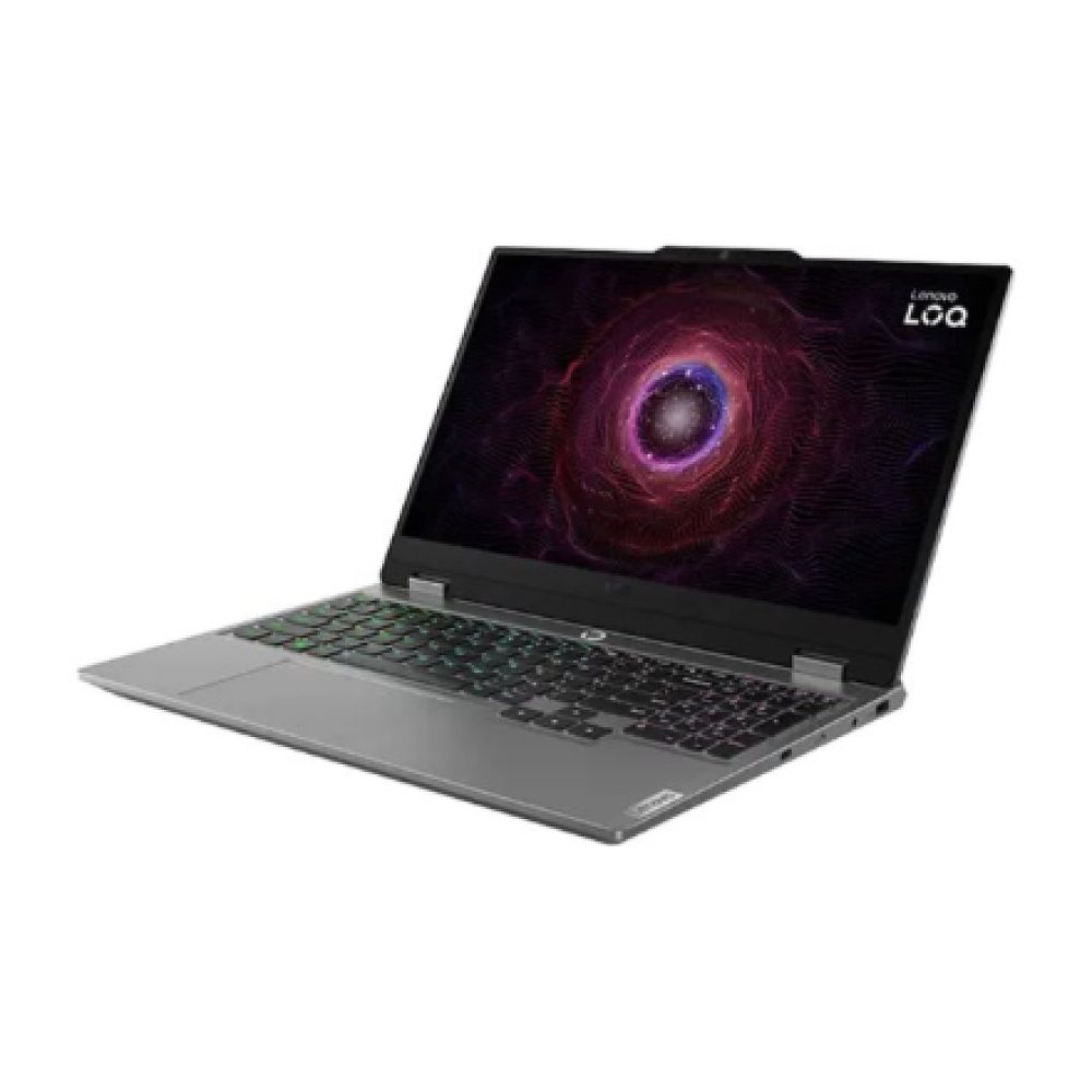 Lenovo- LOQ 15ARP9 , Luna Grey , 15.6 , IPS , FHD , 1920 x 1080 pixels , Anti-glare , AMD Ryzen 5 , 7235HS , 16 (2x8GB) GB , SO-DIMM DDR5 , Solid-state drive capacity 512 GB , NVIDIA GeForce RTX 4050 , GDDR6 , 6 GB , Windows 11 Home , 802.11ax , Bluetooth