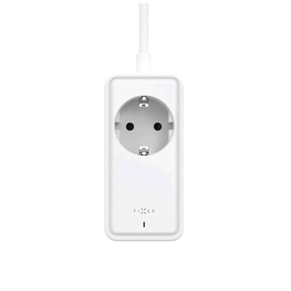 Fixed harging Strip power extension adapter with 2x USB-C and 2x USB, GaN III, 1.5m, PD 65W , FIXCS65-1.5-WH