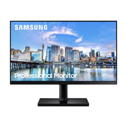 Samsung , Flat Monitor , LF24T450FQRXEN , 24 , IPS , FHD , 16:9 , 75 Hz , 5 ms , 1920 x 1080 , 250 cd/m² , HDMI ports quantity 2 , Black , Warranty 24 month(s)