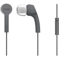 Koss , Headphones , KEB9iGRY , Wired , In-ear , Microphone , Gray