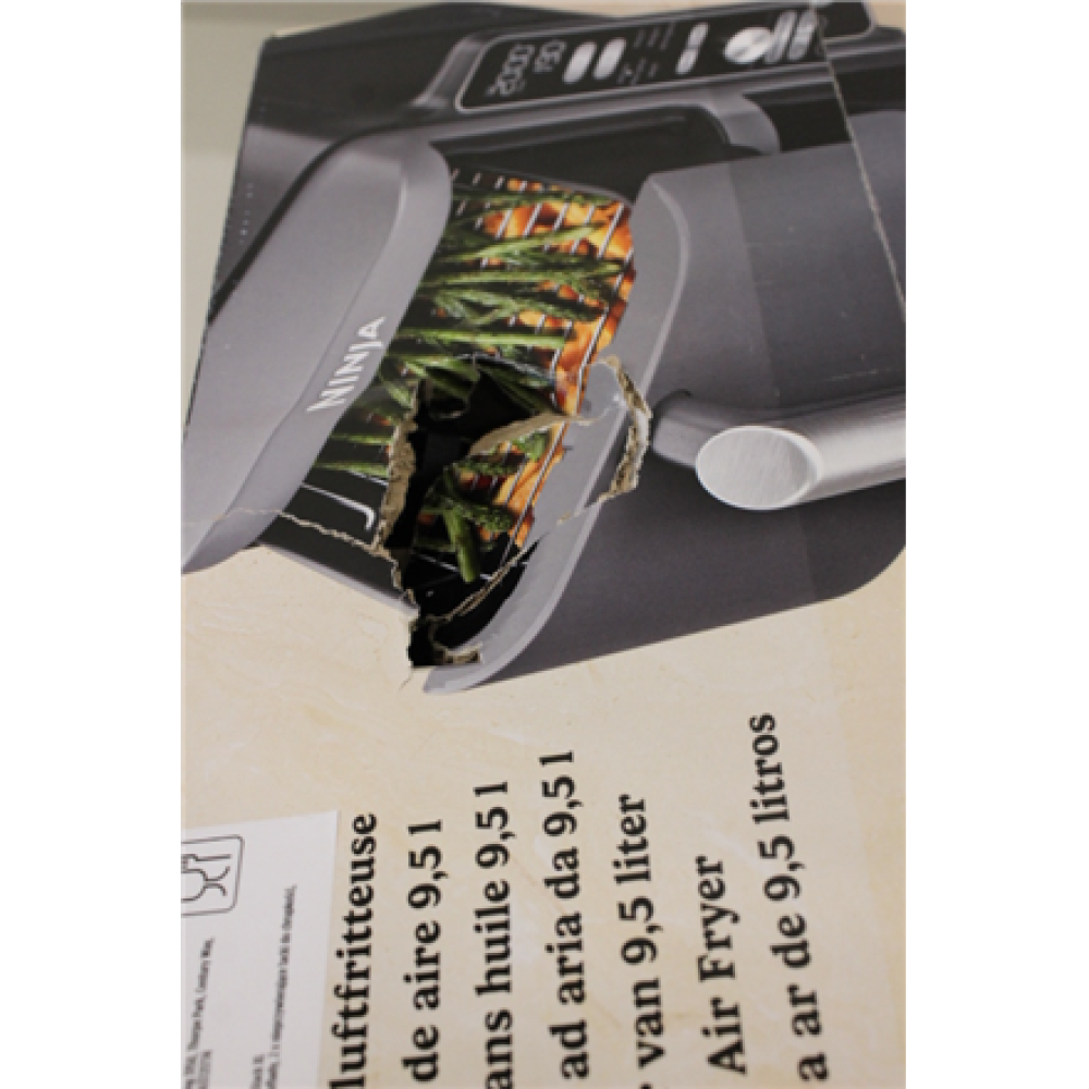 SALE OUT. Ninja SL400EU Double Stack XL Air Fryer, Black/Grey , NINJA Double Stack XL Air Fryer , SL400EU , Power 2470 W , Capacity 9.5 L , Black/Grey , DAMAGED PACKAGIING
