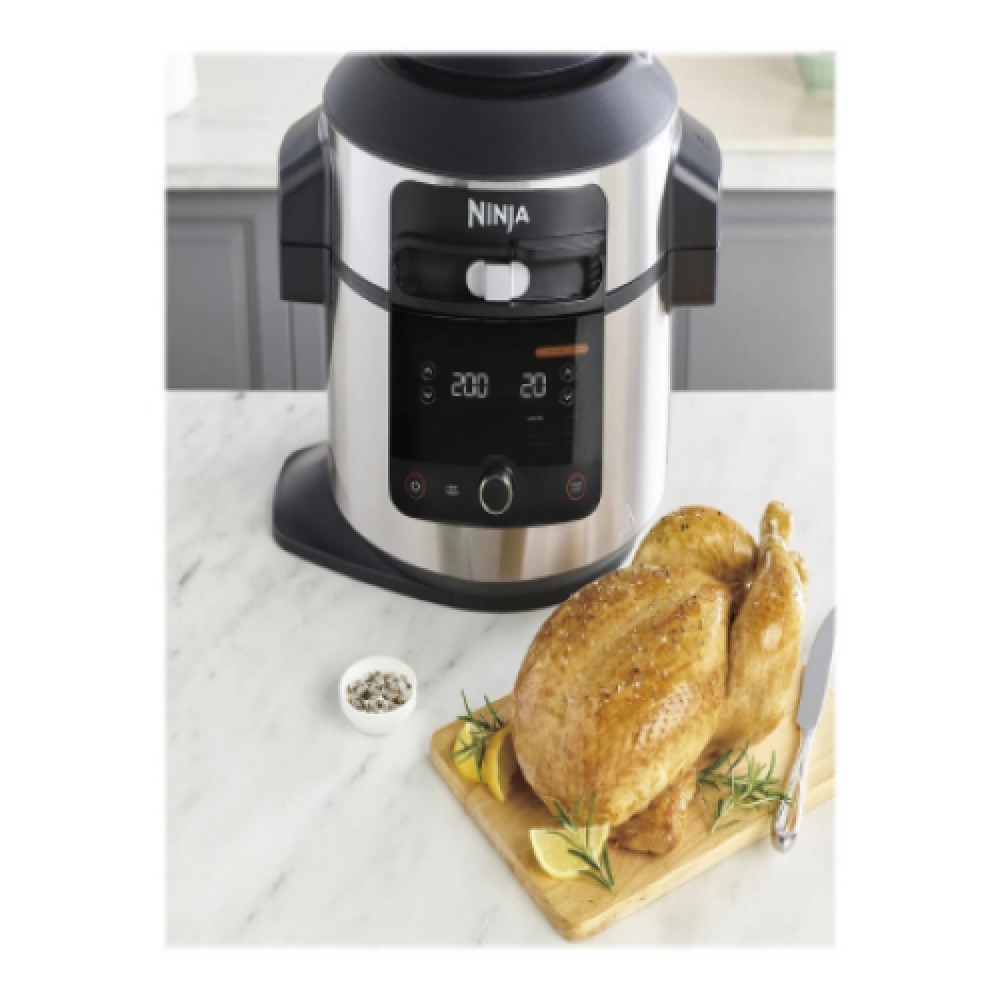 NINJA OL550EU 11-in-1 Multicooker with SmartLid, 6L, Stainless Steel