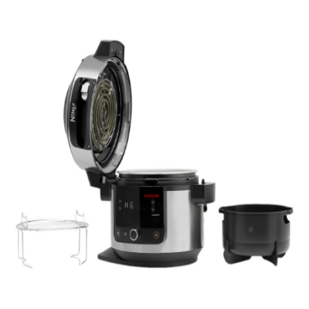 NINJA OL550EU 11-in-1 Multicooker with SmartLid, 6L, Stainless Steel
