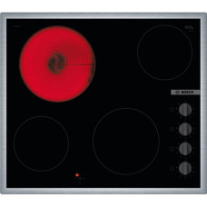 Bosch , Hob , PKE645CA2E , Vitroceramic , Number of burners/cooking zones 4 , Rotary knobs , Black Bosch , Hob , PKE645CA2E , Vitroceramic , Number of burners/cooking zones 4 , Rotary knobs , Black