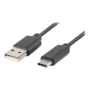 Lanberg USB Type-C to USB Type-A 3.1 Cable, 1.8 m , CA-USBO-31CU-0018-BK , USB Type-C to USB Type-A