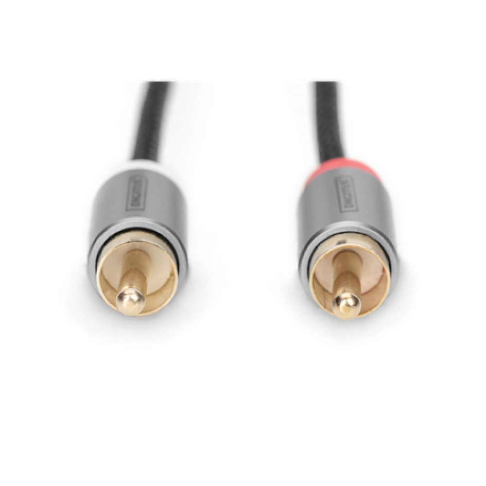 Digitus Audio adapter cable, 3.5 mm stereo jack to RCA , DB-510330-010-S