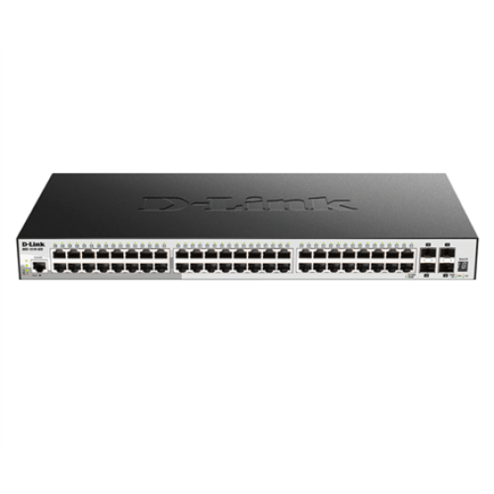 D-Link , Stackable Smart Managed Switch with 10G Uplinks , DGS-1510-52X/E , Managed L2 , Rackmountable , Gigabit Ethernet (copper) ports quantity 48