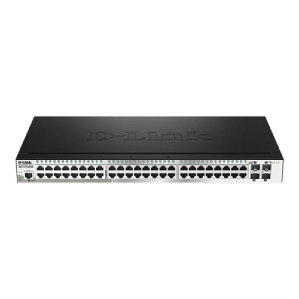 D-Link , Stackable Smart Managed Switch with 10G Uplinks , DGS-1510-52X/E , Managed L2 , Rackmountable , Gigabit Ethernet (copper) ports quantity 48