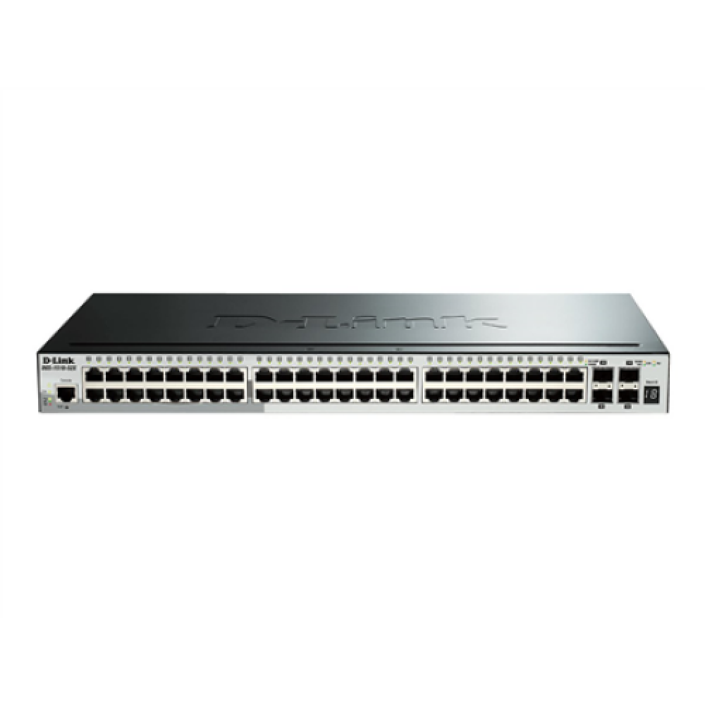 D-Link , Stackable Smart Managed Switch with 10G Uplinks , DGS-1510-52X/E , Managed L2 , Rackmountable , Gigabit Ethernet (copper) ports quantity 48