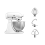 KitchenAid , Kitchen Machine , Classic 5K45SSEWH , 250 W , Number of speeds 10 , Bowl capacity 4.3 L