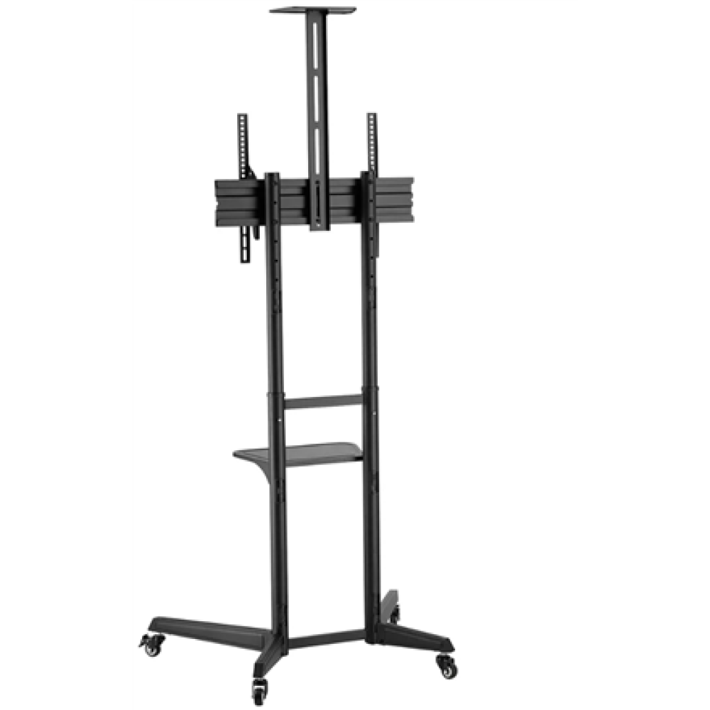 Neomounts Floor stand , FL50-550BL1 TV trolley , Adjustable Height, Tilt , 37-70 , Maximum weight (capacity) 50 kg , Black