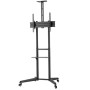 Neomounts Floor stand , FL50-550BL1 TV trolley , Adjustable Height, Tilt , 37-70 , Maximum weight (capacity) 50 kg , Black