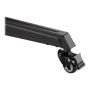 Neomounts Floor stand , FL50-550BL1 TV trolley , Adjustable Height, Tilt , 37-70 , Maximum weight (capacity) 50 kg , Black