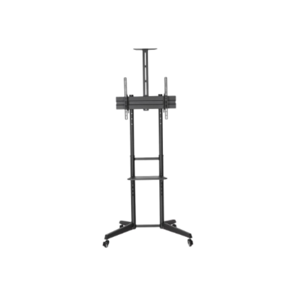 Neomounts Floor stand , FL50-550BL1 TV trolley , Adjustable Height, Tilt , 37-70 , Maximum weight (capacity) 50 kg , Black