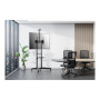 Neomounts Floor stand , FL50-550BL1 TV trolley , Adjustable Height, Tilt , 37-70 , Maximum weight (capacity) 50 kg , Black