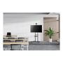 Neomounts Floor stand , FL50-550BL1 TV trolley , Adjustable Height, Tilt , 37-70 , Maximum weight (capacity) 50 kg , Black