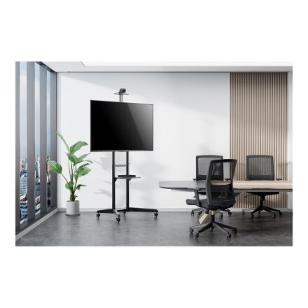 Neomounts Floor stand , FL50-550BL1 TV trolley , Adjustable Height, Tilt , 37-70 , Maximum weight (capacity) 50 kg , Black