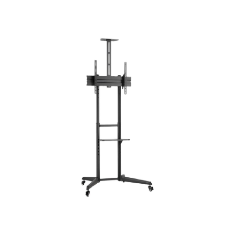 Neomounts Floor stand , FL50-550BL1 TV trolley , Adjustable Height, Tilt , 37-70 , Maximum weight (capacity) 50 kg , Black