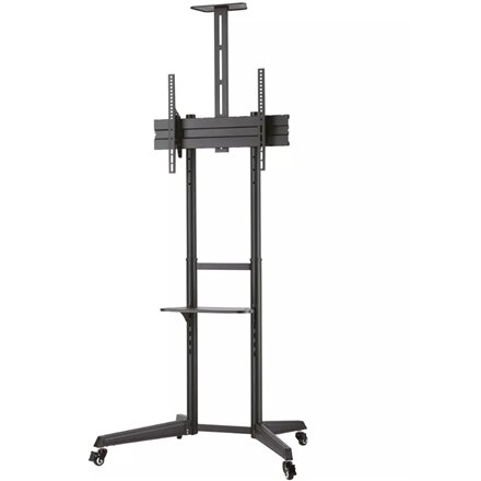 Neomounts Floor stand , FL50-550BL1 TV trolley , Adjustable Height, Tilt , 37-70 , Maximum weight (capacity) 50 kg , Black
