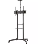 Neomounts Floor stand , FL50-550BL1 TV trolley , Adjustable Height, Tilt , 37-70 , Maximum weight (capacity) 50 kg , Black