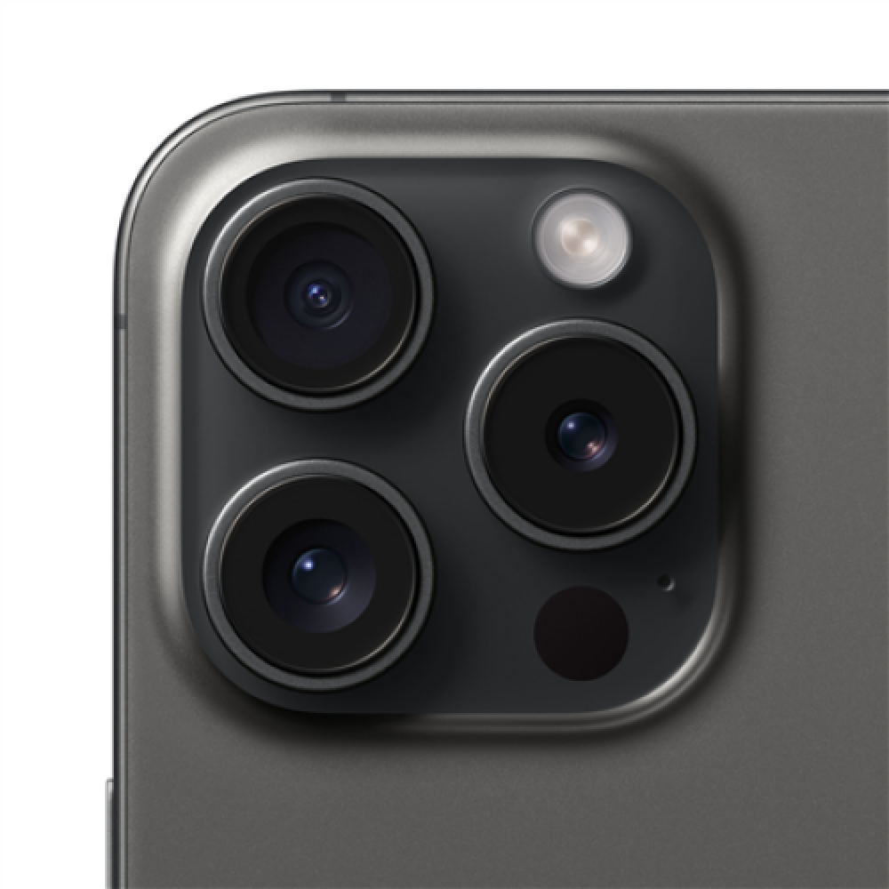 Apple , iPhone 15 Pro , Black Titanium , 6.1 , Super Retina XDR , 1179 x 2556 pixels , Apple , A17 Pro , Internal RAM 8 GB , 256 GB , Dual SIM , Nano-SIM and eSIM , 4G , 5G , Main camera resolution 48+12 MP , Secondary camera resolution 12 MP