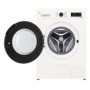LG F2X10S7NWK , Washing Machine , Energy efficiency class A , Front loading , Washing capacity 7 kg , 1200 RPM , Depth 44 cm , Width 60 cm , Display , LED , Steam function , Essence White (Glossy) , Wi-Fi