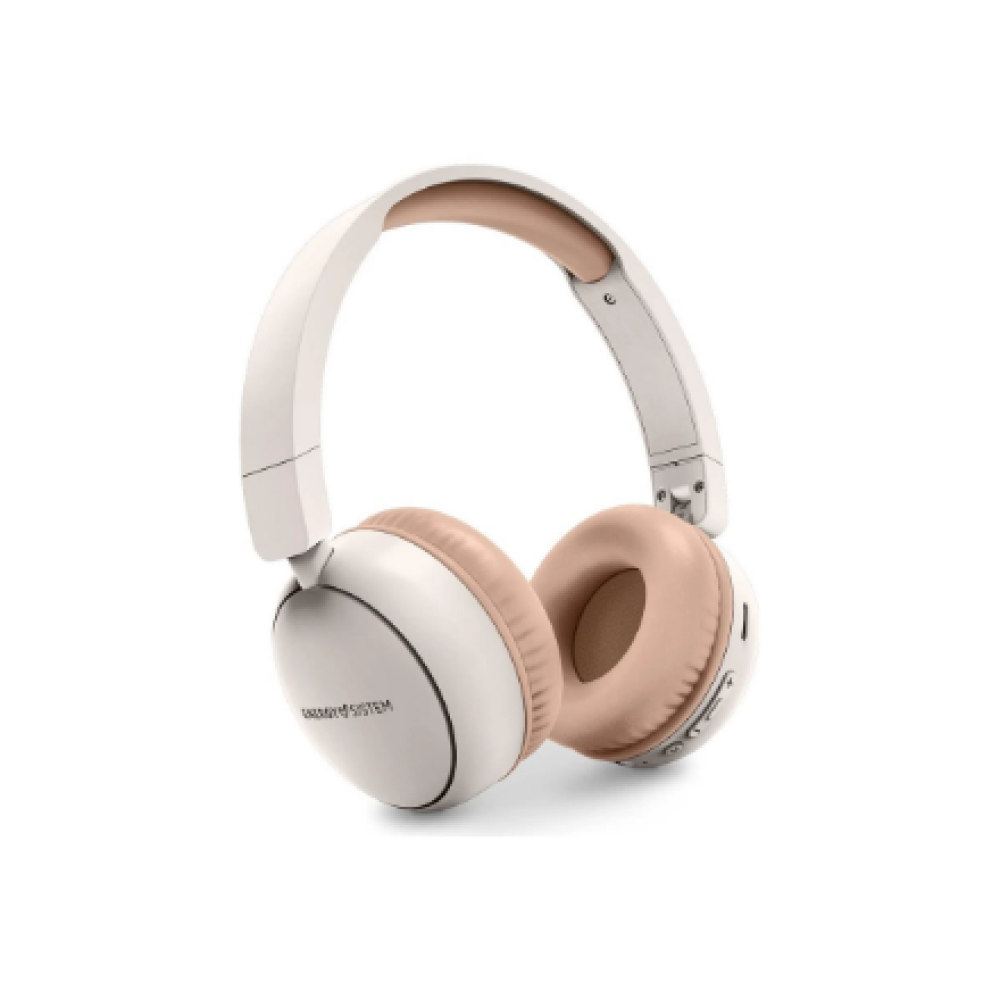 Energy Sistem , Wireless Headphones with FM radio , Radio Color , Bluetooth , Over-Ear , Microphone , Wireless , Cream