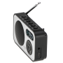 Adler , PLL AM/FM Digital Radio , AD 1906 , Alarm function , White/Black
