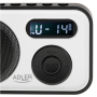 Adler , PLL AM/FM Digital Radio , AD 1906 , Alarm function , White/Black