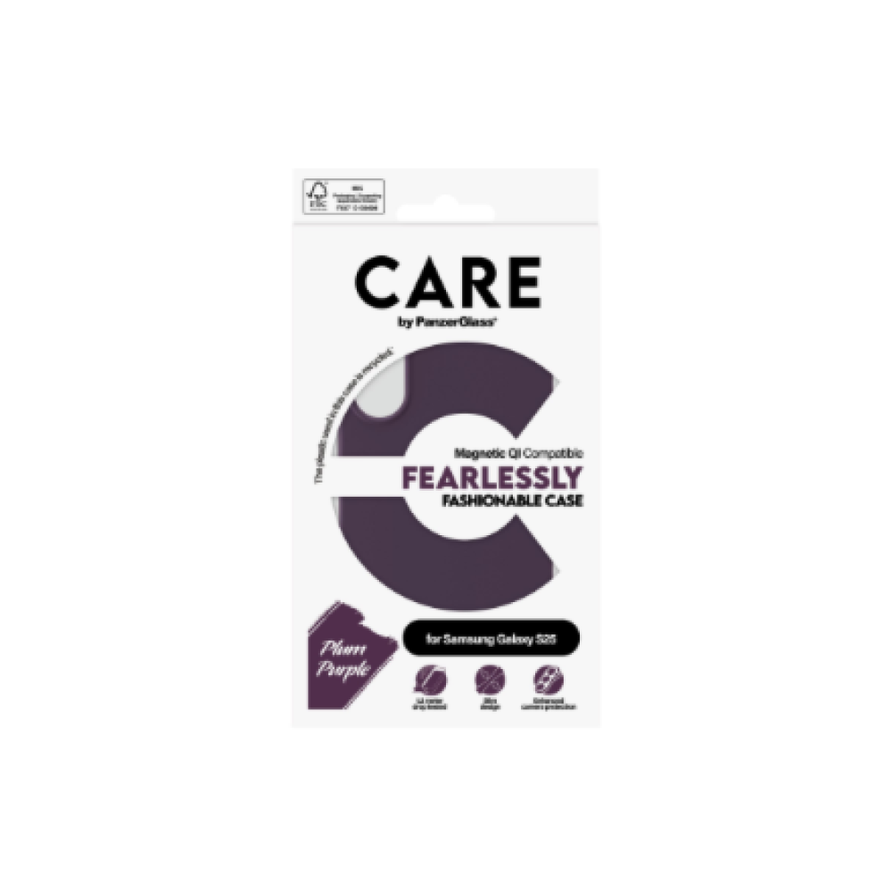 PanzerGlass , Back cover , Samsung , Galaxy S25 , Thermoplastic polyurethane (TPU) , Purple