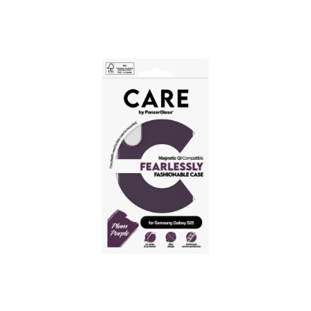 PanzerGlass , Back cover , Samsung , Galaxy S25 , Thermoplastic polyurethane (TPU) , Purple