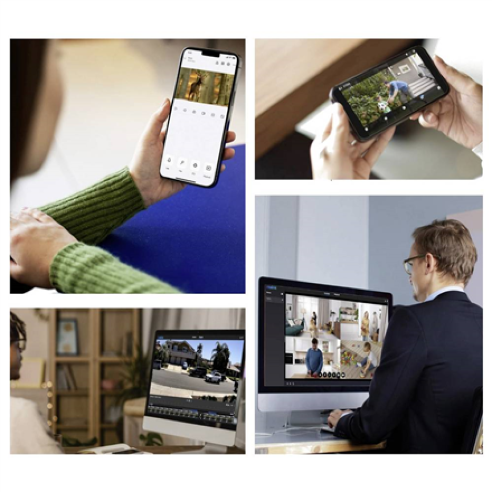 Reolink 4K Dual-Band Wi-Fi 6 Indoor Camera with Auto Tracking , E Series E340 , PTZ , 8 MP , 2.8-8mm/F1.6 , Micro SD, Max. 512GB
