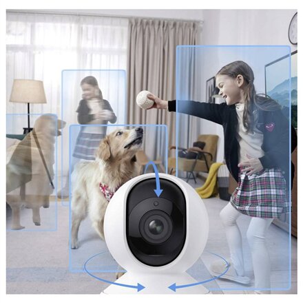 Reolink , 4K Dual-Band Wi-Fi 6 Indoor Camera with Auto Tracking , E Series E340 , PTZ , 8 MP , 2.8-8mm/F1.6 , Micro SD, Max. 512GB