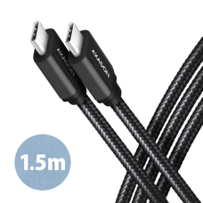 AXAGON Data and charging USB 3.2 Gen 1 cable, 1.5 m , BUCM3-CM15AB , USB Type C - USB Type C